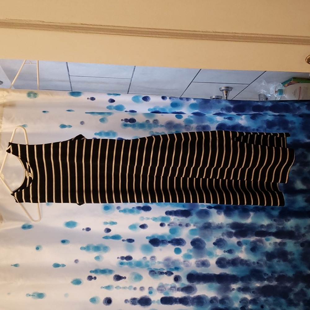 Long stripped dress